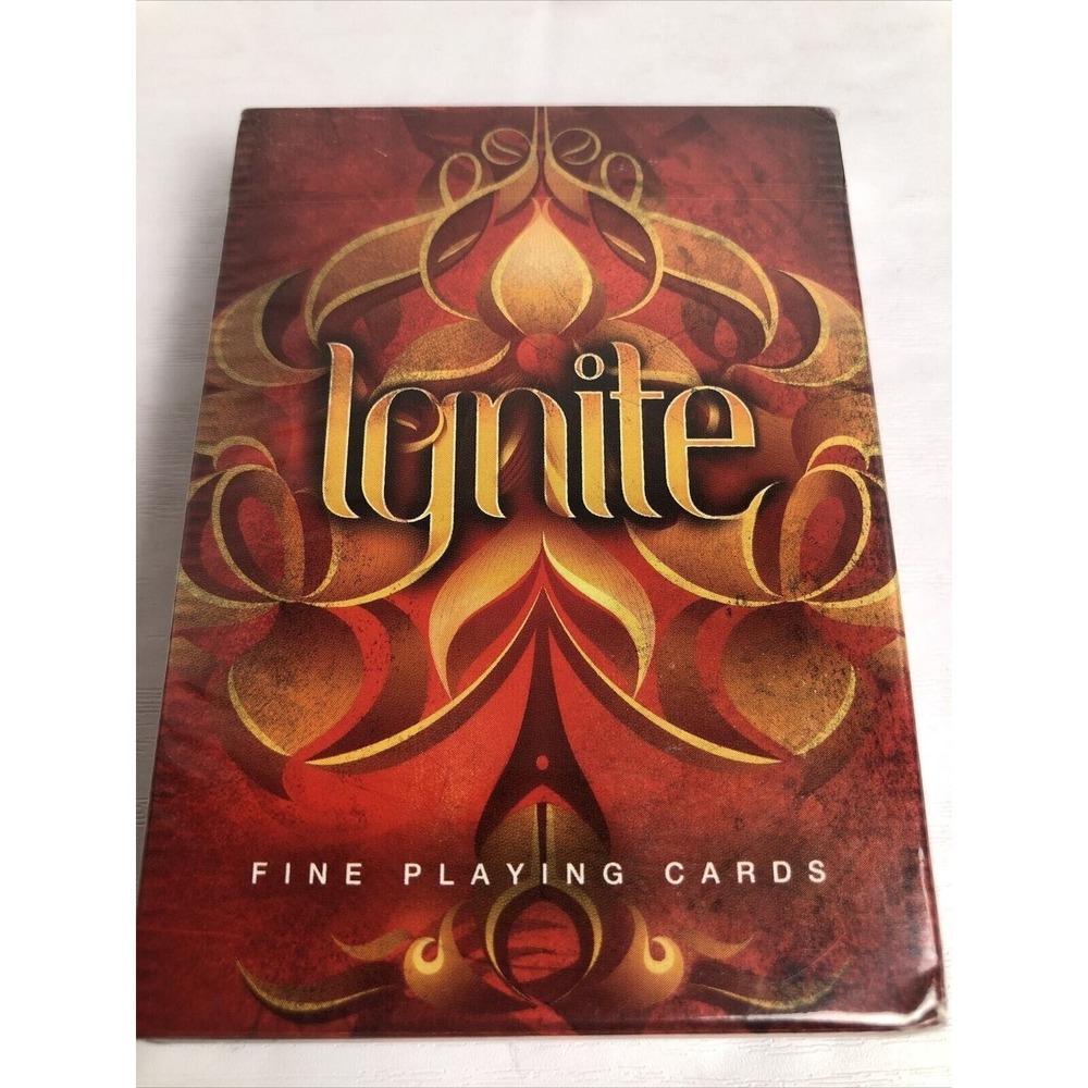 Ellusionist‎ Ignite Playing Cards Red Fire Deck 2014 NEW SEALED USPCC